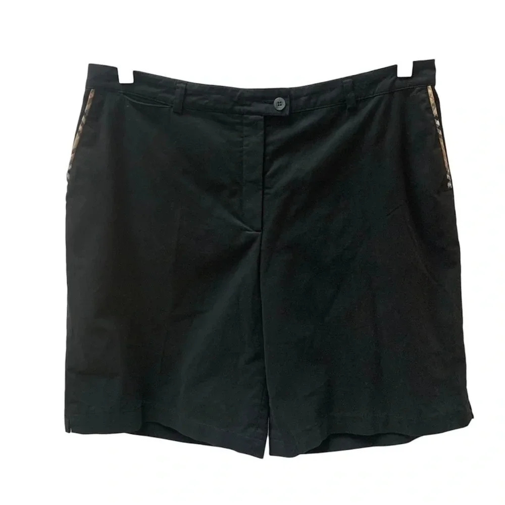 Burberry Black Golf Shorts 12